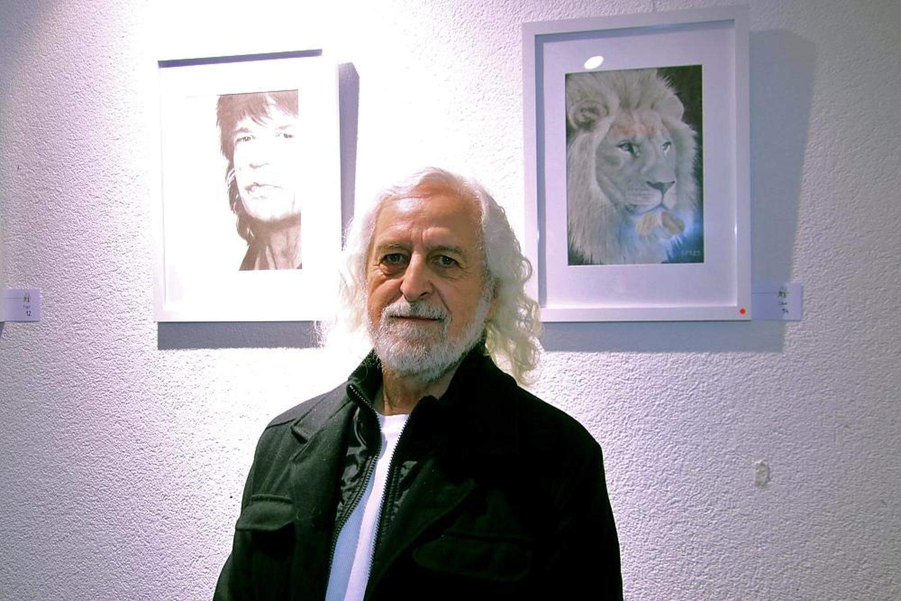Mick Jagger und Löwe: Maximilian Unger stellt in der Galerie am Schlossbergtor aus