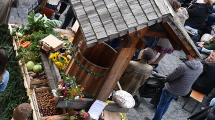 Höhepunkt des Hartberger-Herbstwochenendes mit Modenschau und Kunstmarkt war das Erntedank- und Winzerfest am Hartberger Hauptplatz.