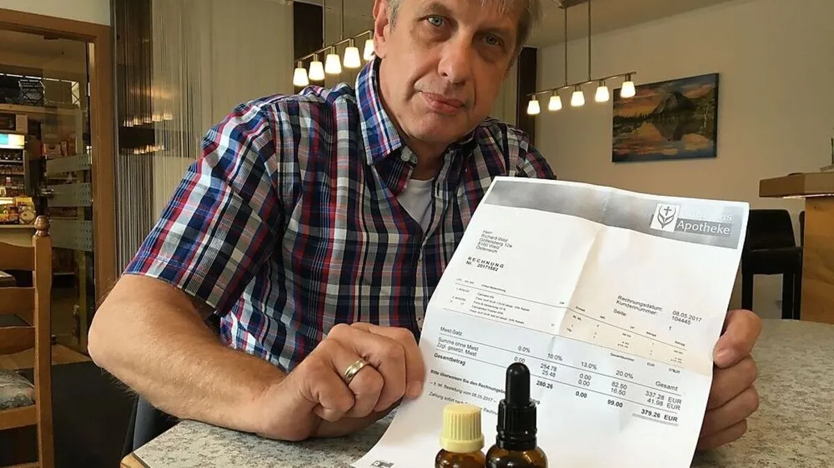 Richard Wild (51) ist entschlossen seiner Tochter die Cannabis-Präparate zu sichern.