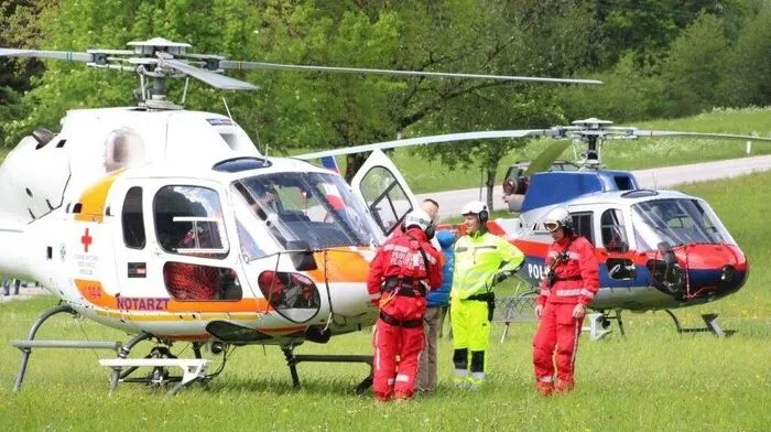 Im Bereich „Kerschbaumerhof“ wurde die Flugdienstübung des Bezirksfeuerwehrverbandes Lienz durchgeführt