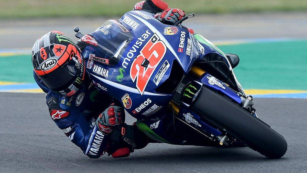 Maverick Vinales auf seiner Yamaha