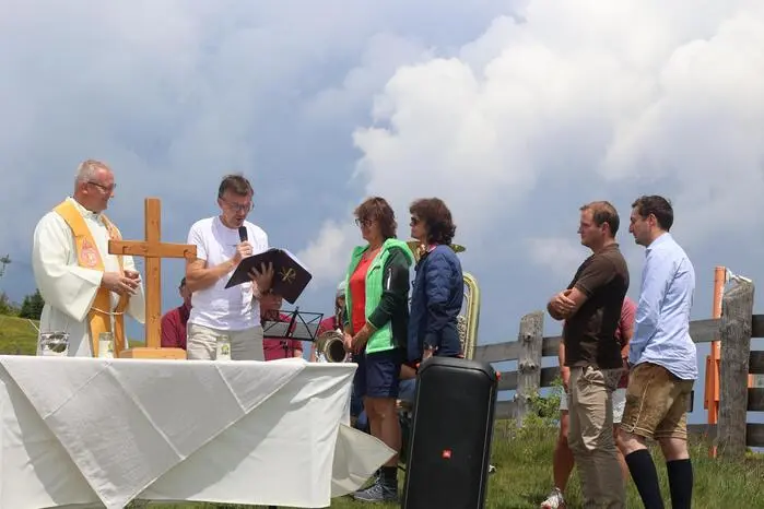 Almmesse mit Dechant Martin Edlinger.