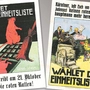 Von "roten Ratten" und "Judensozis" war auf den Wahlplakaten vor 100 Jahren zu lesen