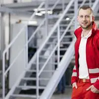 Manuel Lebenbauer ist seit 2011 beim Roten Kreuz