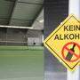 Alkohol darf in den Tennishallen in St. Veit nicht konsumiert werden