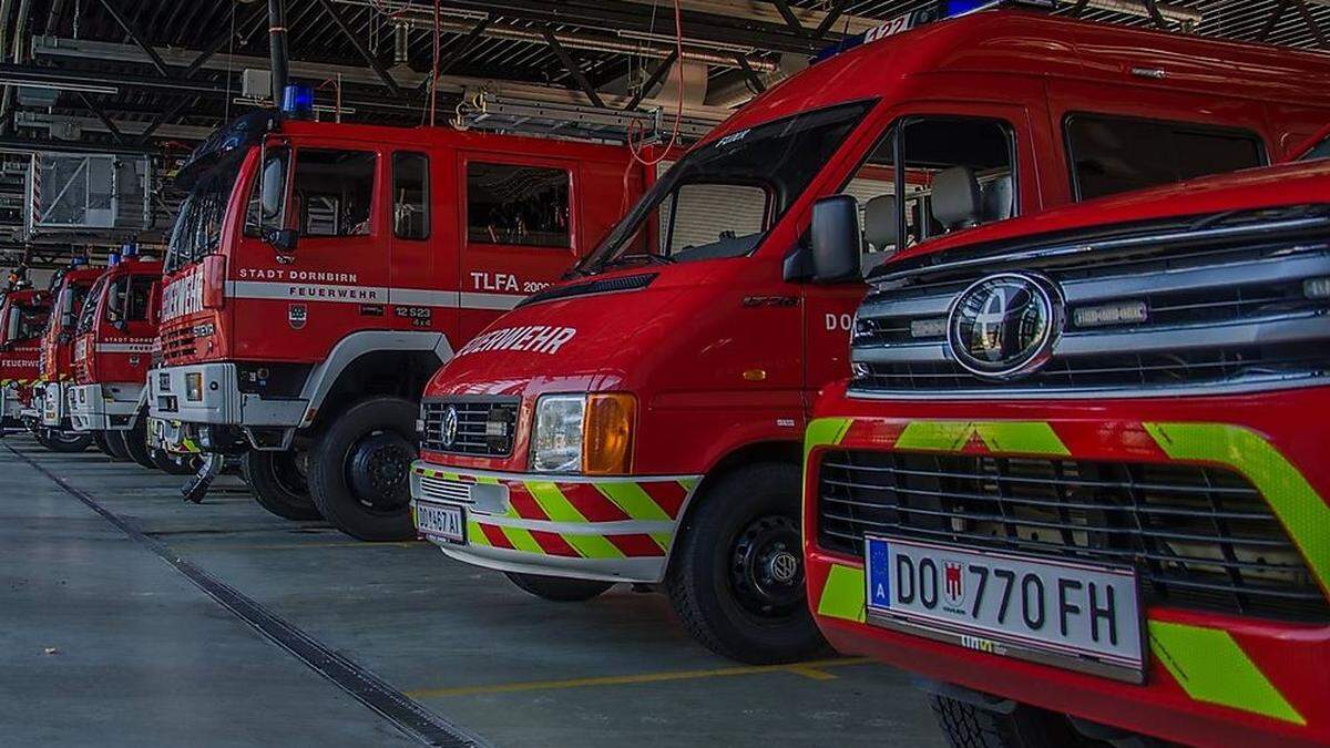 Feuerwehr Dornbirn stand im Bergeeinsatz