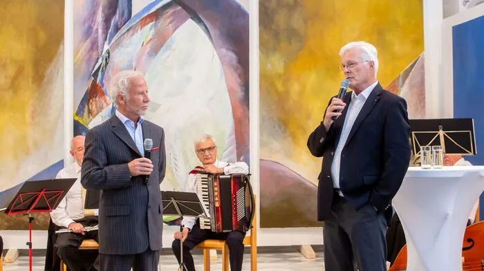 Bildhauer und Maler Leonard Lorenz im Gespräch mit Gert Ammann