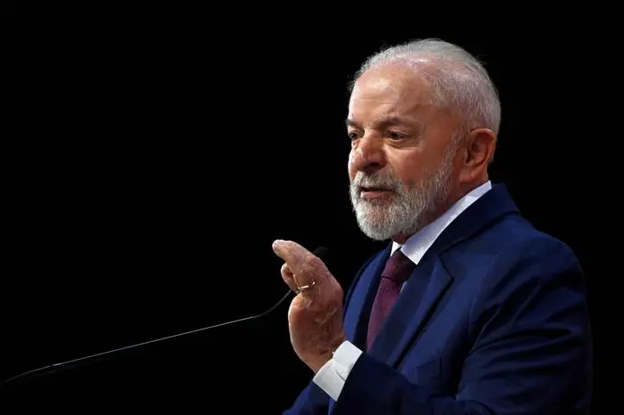 (FILES) Brazil's President Luiz Inacio Lula da Silva speaks during an event to highlight accomplishments in the first two years in office in Brasilia on April 3, 2025. President Luiz Inacio Lula da Silva on July 17, 2025, slammed Donald Trump's threat to impose 50 percent tariffs on Brazil as 