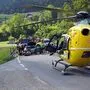 Der Schwerverletzte wurde mit dem C 11 ins UKH Klagenfurt geflogen
