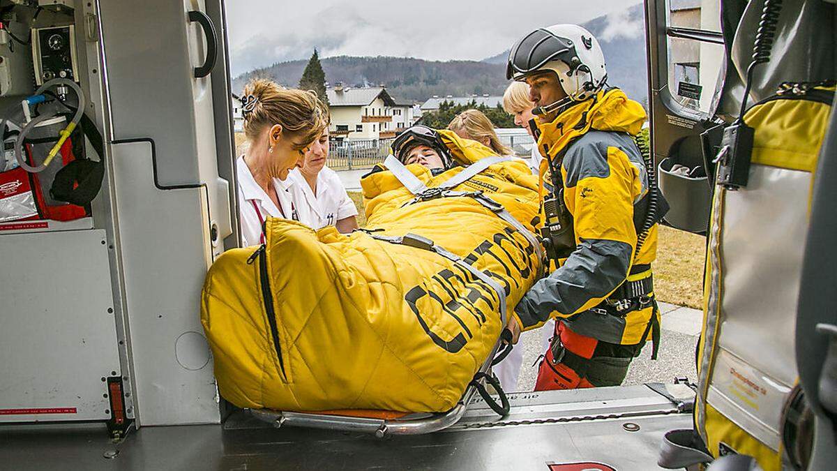 Notarzthubschrauber im Einsatz