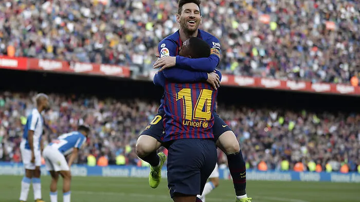 Glückselig: Lionel Messi