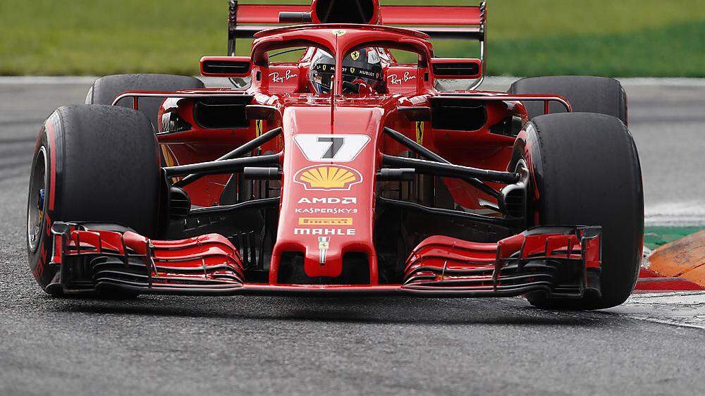 Kimi Räikkönen fuhr auf Platz eins