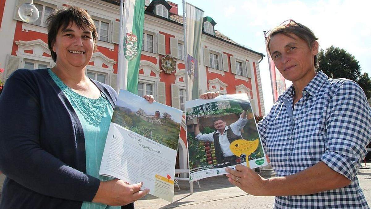 Ziehen im Schilcherland die Fäden: Barbara Spiz und Gabriele Kubik-Temel