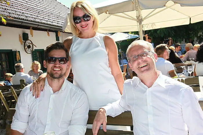 Gregor und Susi Hager mit Harald Paier