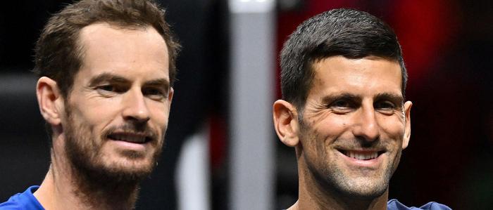 Arbeiten künftig gemeinsam: Andy (links) Murray und Novak Djokovic