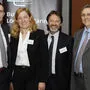 Sabrina Schütz- Oberländer, Chefin der Entwicklungsagentur Kärnten, umgeben von der IPL-Führung