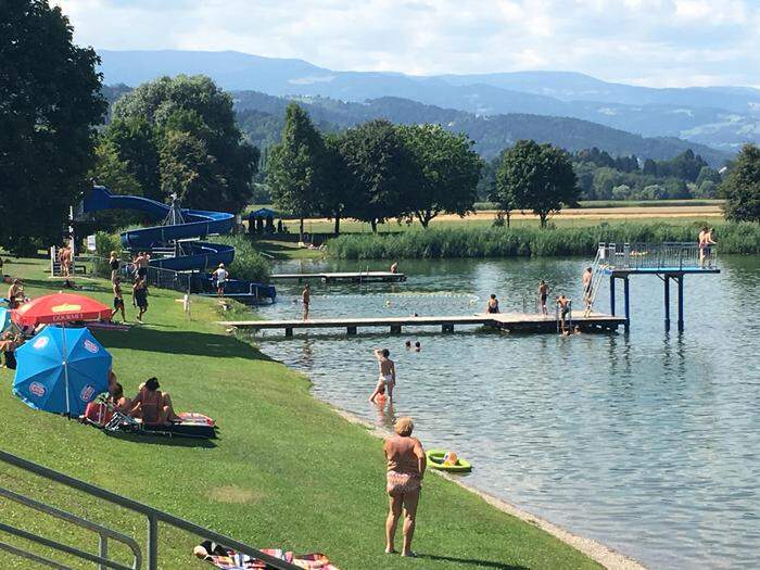 Mitte Mai soll die Badesaison am St. Andräer See starten