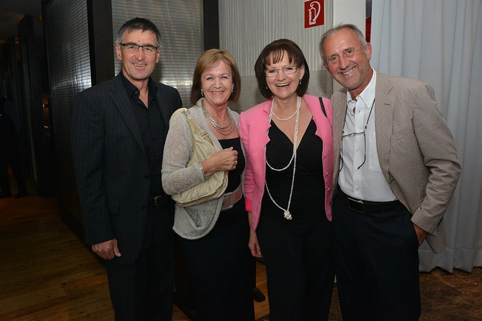 Hoteliers von Drobollach am Faaker See: Franziska und Franz Treiber und Anna Maria und Gerhard Stroitz.