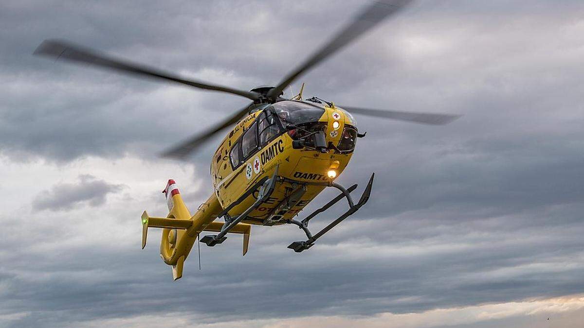 Der Rettungshubschrauber war im Einsatz