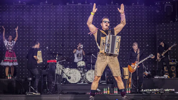 Andreas Gabalier spielte alle seine großen Hits und natürlich auch den allerneuesten: "Superstar".