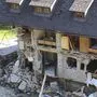 Das Berghaus in der Walchen wurde schwerst in Mitleidenschaft gezogen 