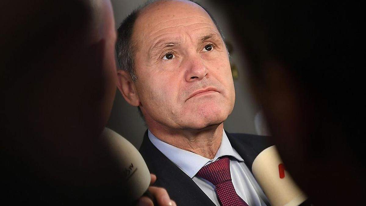 Der Karrieresprung an die Spitze des Landes Niederösterreich wird sich nicht mehr ausgehen: Innenminister Wolfgang Sobotka (ÖVP)