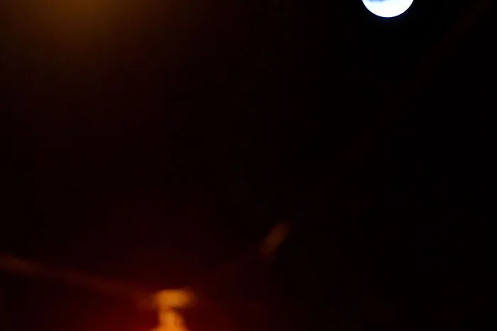 Die Mondfinsternis über Salzburg