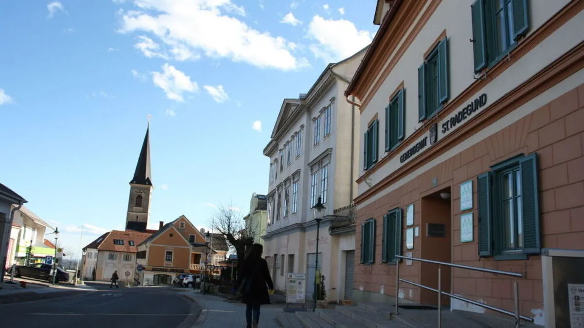 Das Ortszentrum von St. Radegund