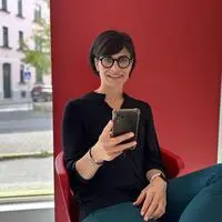 Agnes Fojan wird bei der Entwicklung der App vom technischen Leiter David Tumer unterstützt