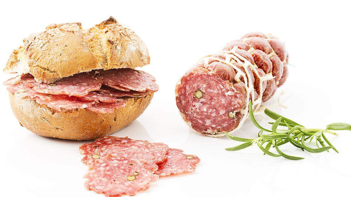 Salami, Brötchen