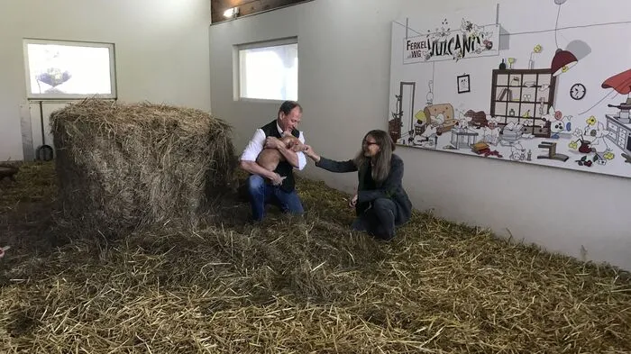 Franz und Bettina Habel in der neuen Ferkel WG.