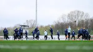 Das Nationalteam trainiert am neuen ÖFB-Campus