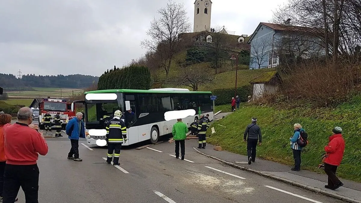 Der Bus war manövrierunfähig