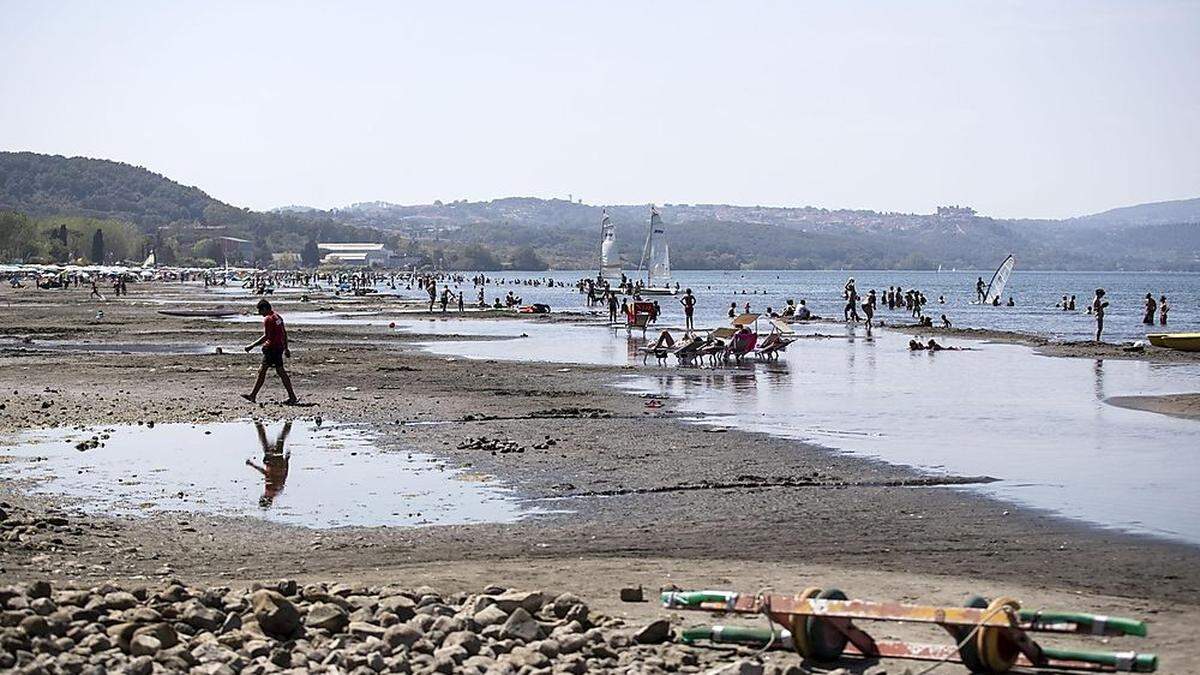 Aus dem nördlich von Rom gelegenen Bracciano-See darf kein Wasser mehr abgepumpt werden