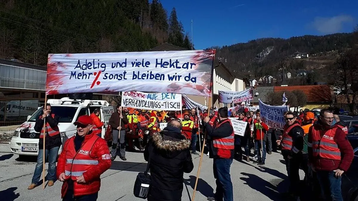 Proteste in Eisenkappel