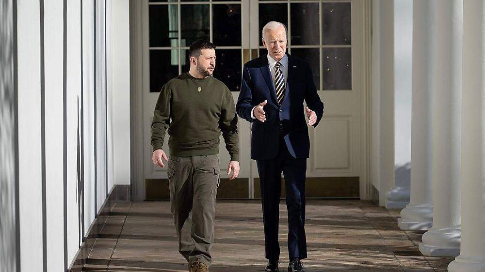 Selenskyj bei Biden in Washington