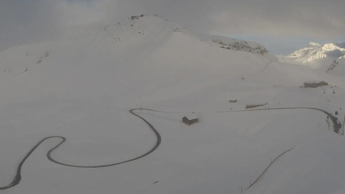 Das Gebiet rund um die Hochalpenstraße präsentiert sich schon sehr winterlich
