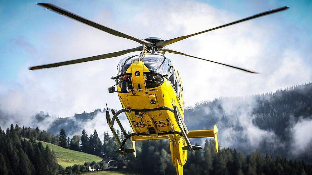 Der Öamtc-Hubschrauber brachte den Verletzten ins Krankenhaus