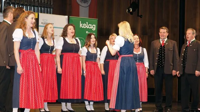 Beim Singen vom Feinsten standen Samstagabend die beliebtesten Chöre Kärntens auf der Bühne des Klagenfurter Konzerthauses, darunter "Die Kärntner aus Maria Wörth".