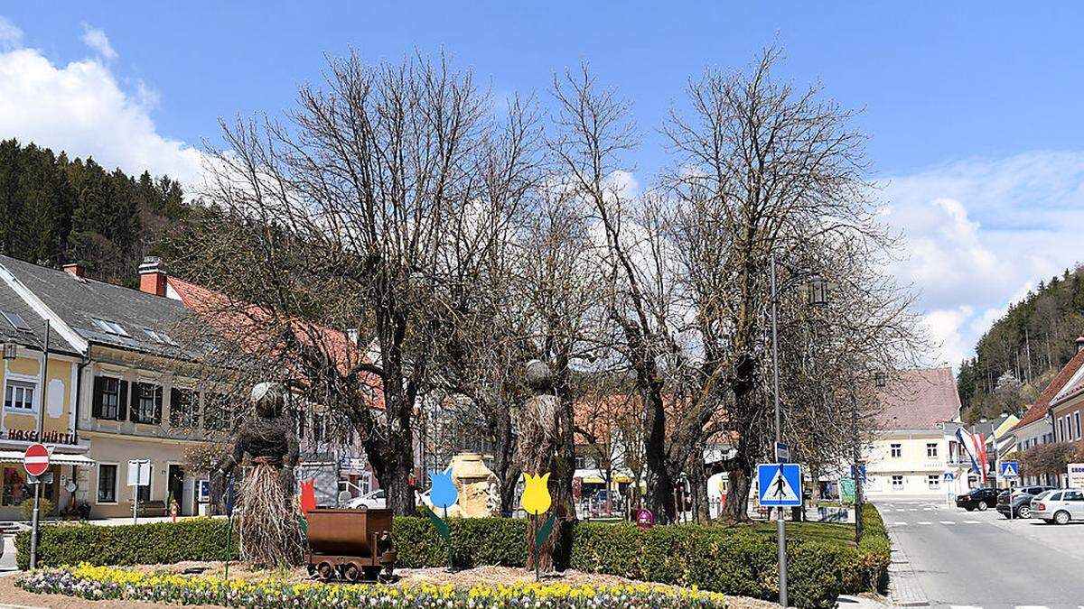 Der Marktplatz in Passail