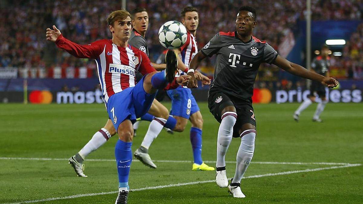 David Alaba und die Bayern unterlagen Atletico Madrid