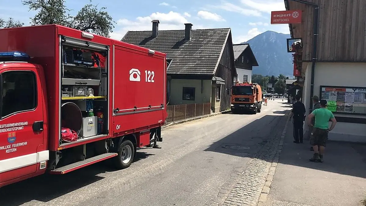 Dieselaustritt in Altaussee