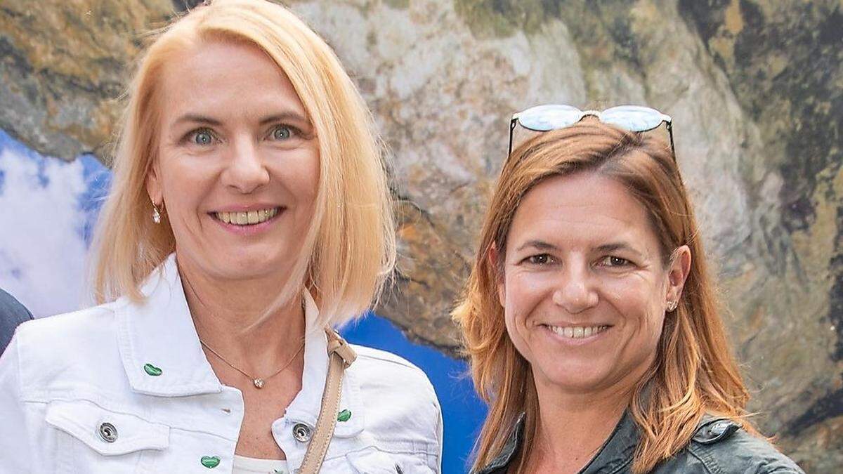 Claudia Rossbacher und Sabine Flieser-Just