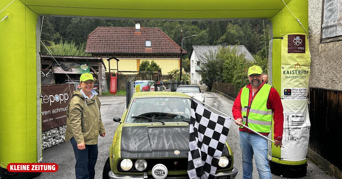 Oldtimer-Rallye: Hochsteiermark-Classic startete in der Stanz