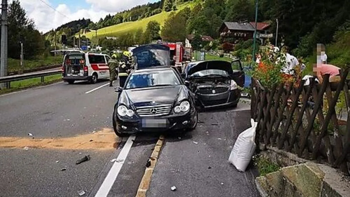 Unfall ging glimpflich aus