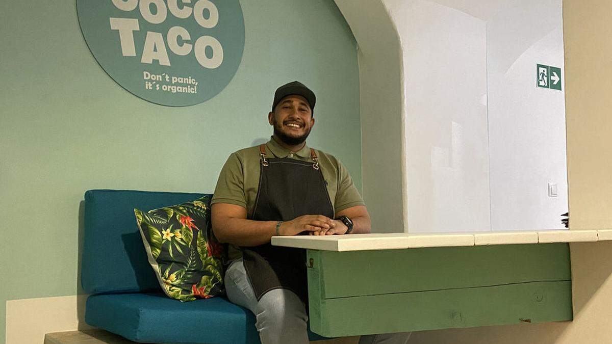 Kurtis Bristol in seinem &quot;Coco Taco&quot;