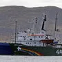 Das Greenpeace-Schoff "Arctic Sunrise" auf einem Archivfoto. 