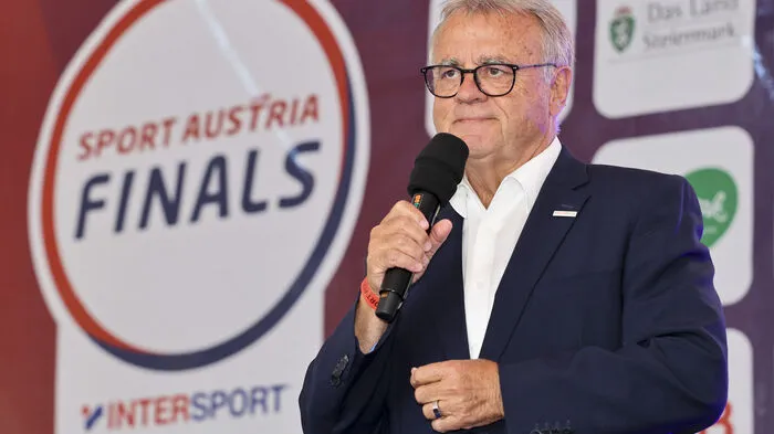 Sport-Austria-Chef Hans Nissl begrüßte rund 350 Gäste bei der Eröffnung der zweiten Finals in Graz