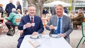 Reicht die Allianz für eine Koalition: Wiens Bürgermeister Michael Ludwig (l.) und Wirtschaftskammer-Präsident Walter Ruck