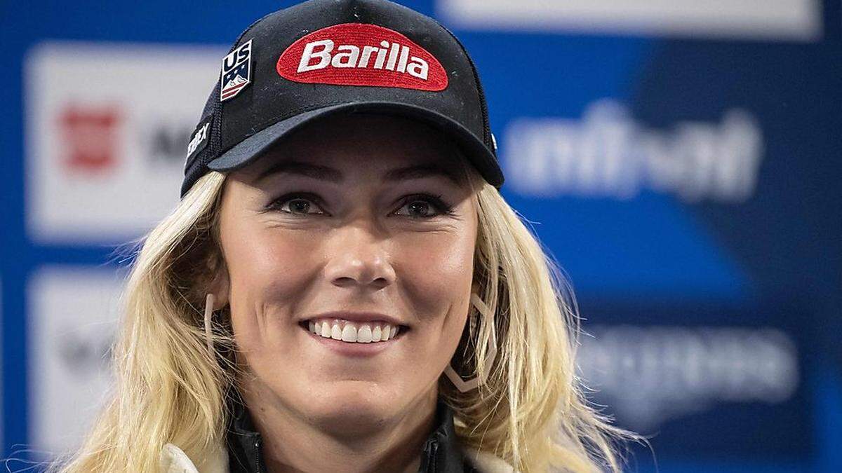 Mikaela Shiffrin beeindruckte auch bei ihrem ersten Auftritt im WM-Ort mit Klasse, Humor und dazu einer Portion Demut